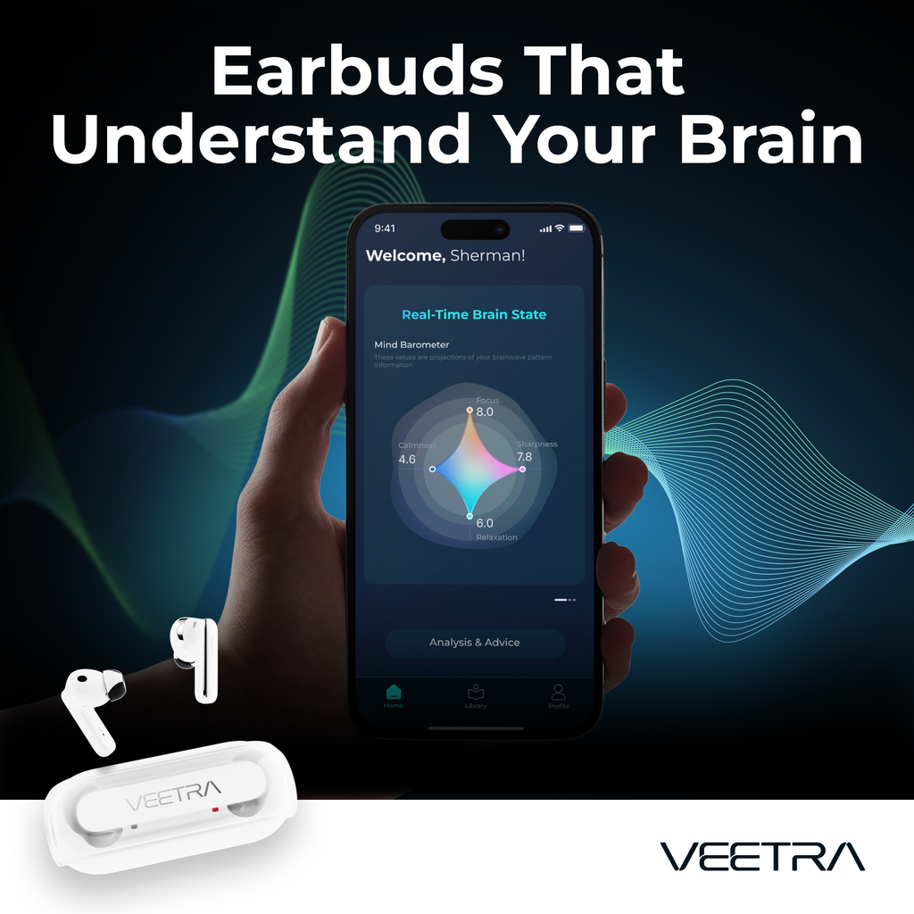 Veetra Alpha EEG AI Earbuds
